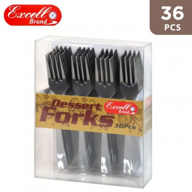 Picture of Excell Partymate Silver Dessert Fork 36pcs