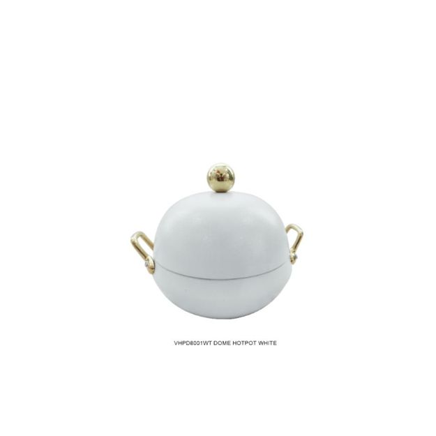 Picture of VHPD8001WT DOME HOTPOT 1.5L WHITE/GOLD
