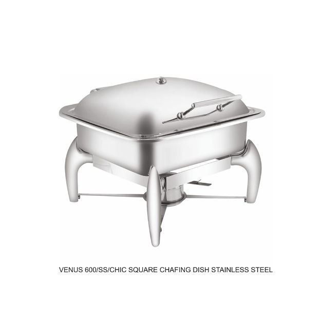 Picture of VENUS 600/SS/CHIC SQUARE CHAFING DISH STAINLESS STEEL 6.5L