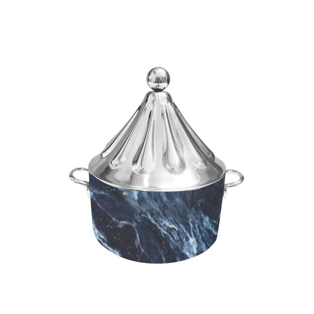 Picture of VN 6001B PETAL HOTPOT 2L BLUE/STAINLESS STEEL