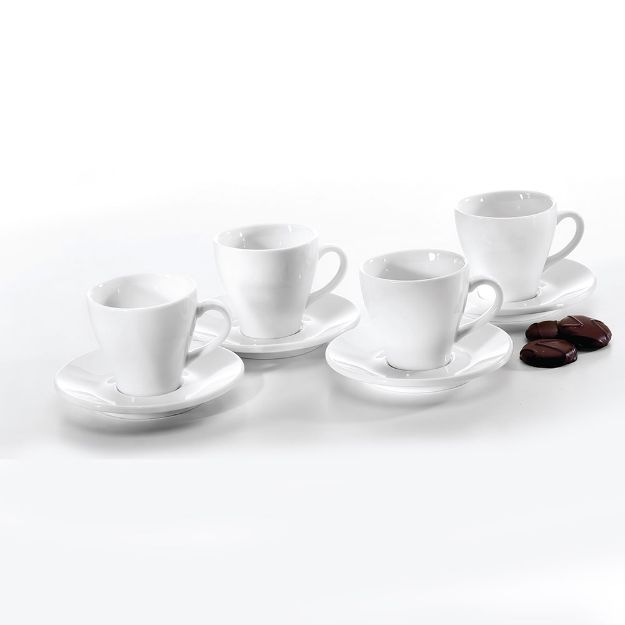 Picture of SYMPHONY 4308 ESPRESSO 8PC CUP & SAUCER SET 60ML