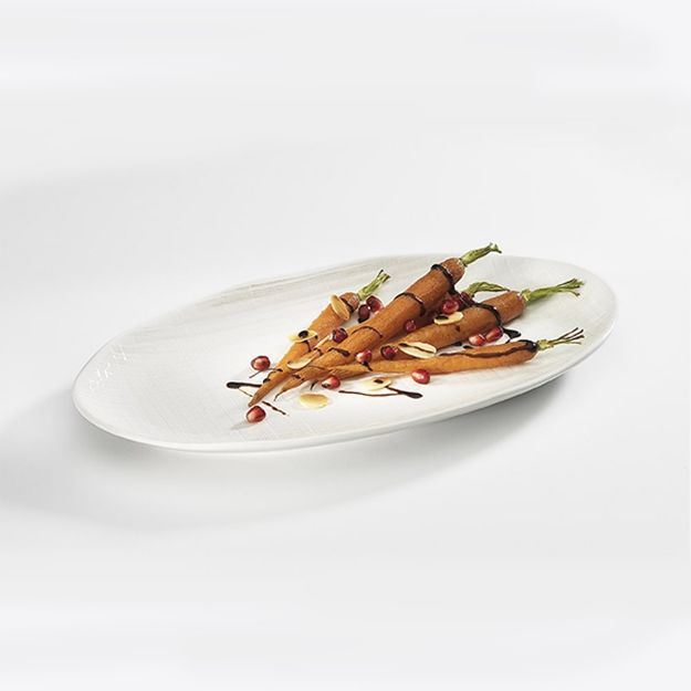 Picture of SYMPHONY 7406 LINEN OVAL PLATTER 30x15.5CM