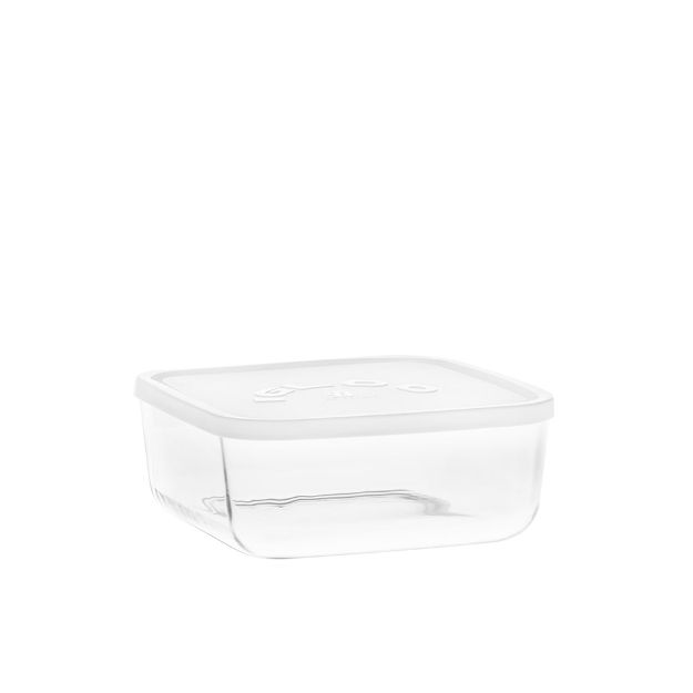 Picture of BORGONOVO 3229E IGLOO SQUARE BOWL WHITE LID 15CM